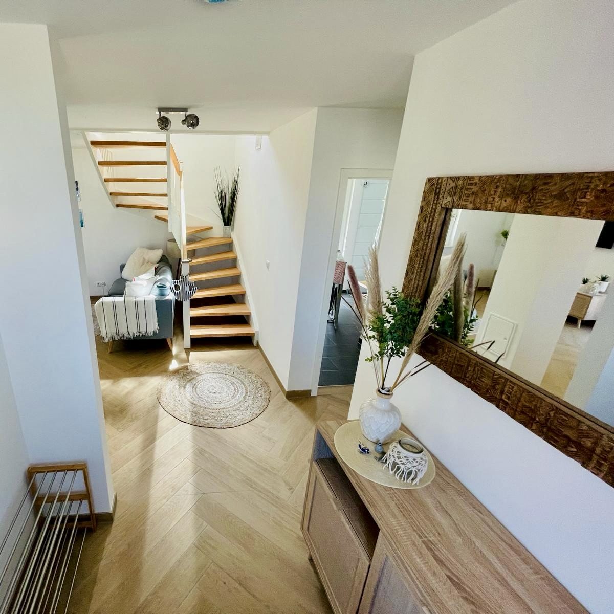 Fluransicht Ferienhaus Mühlenperle