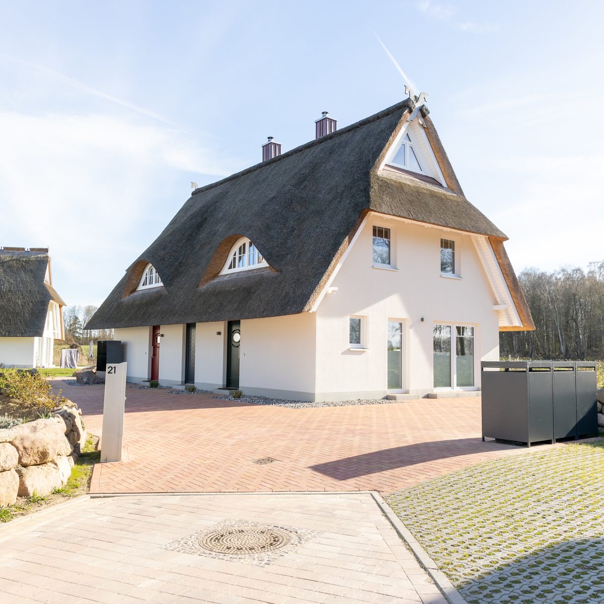 Wohnbereich im Ferienhaus Weltenbummler
